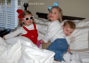 three lil monkies